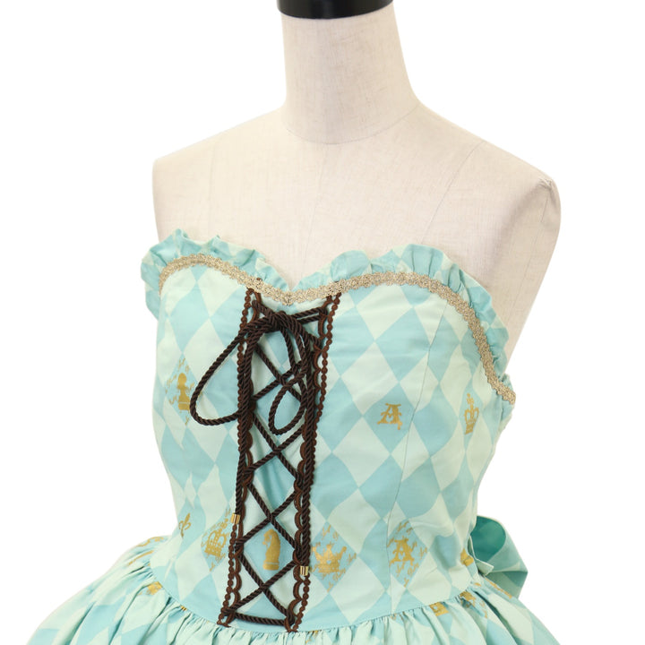 USED】Chess Chocolateビスチェ風ジャンパースカート | Angelic Pretty