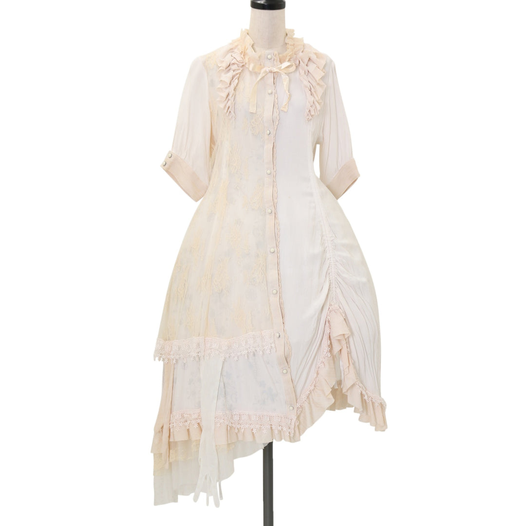 STEAM H.NAOTO ラッフルフリルブラウス