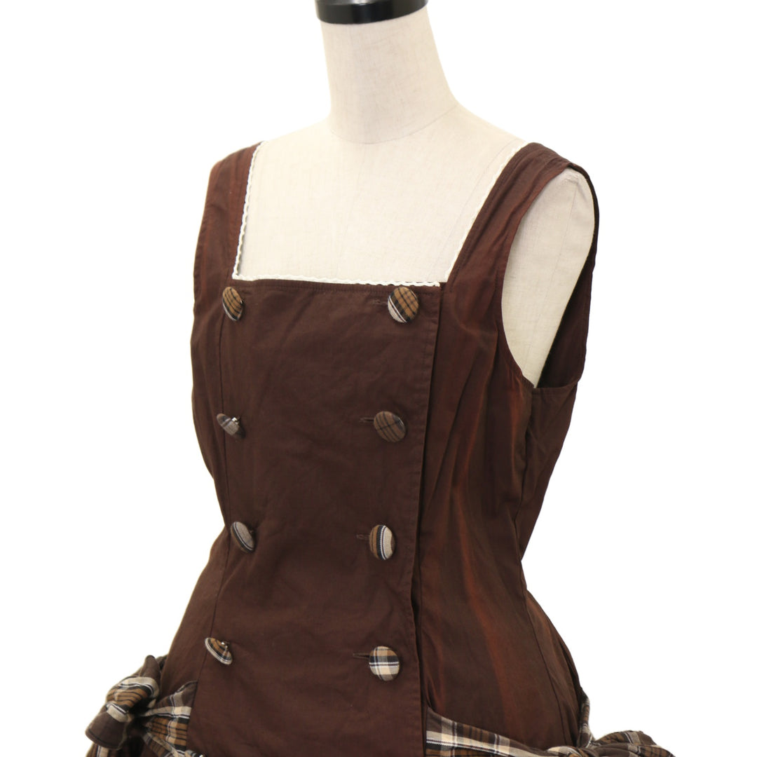 USED】チェックリボンダブルワンピ | PUTUMAYO Wunderwelt Online Shop