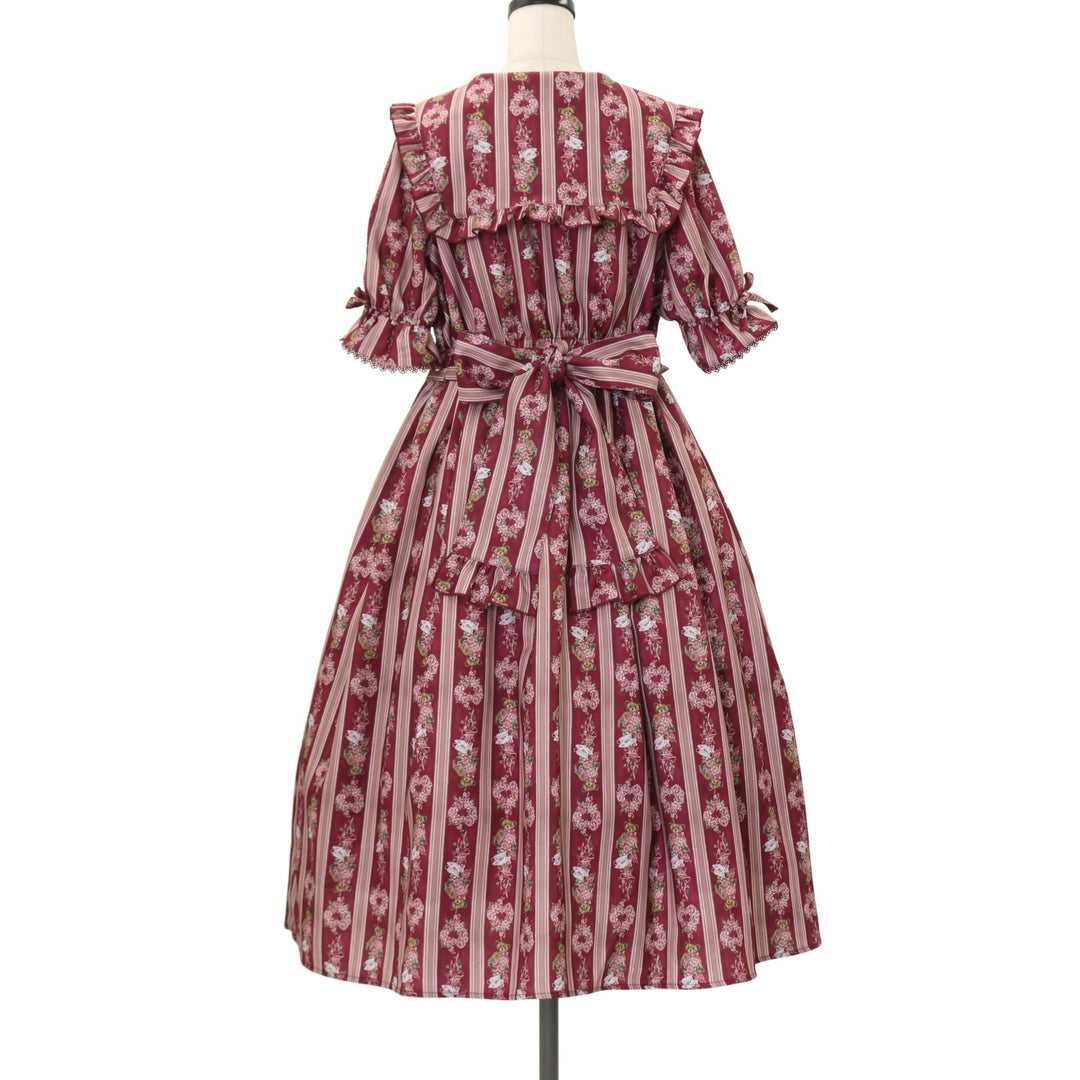 USED】【axes femme kawaii/Mサイズ】Rosy Bear柄ワンピース