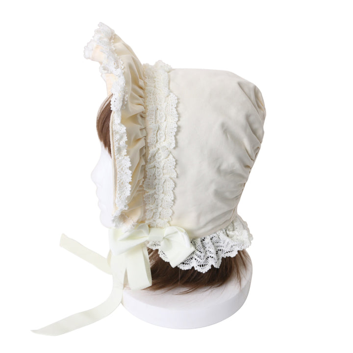 USED】トーションレースのフルボンネット | BABY, THE STARS SHINE