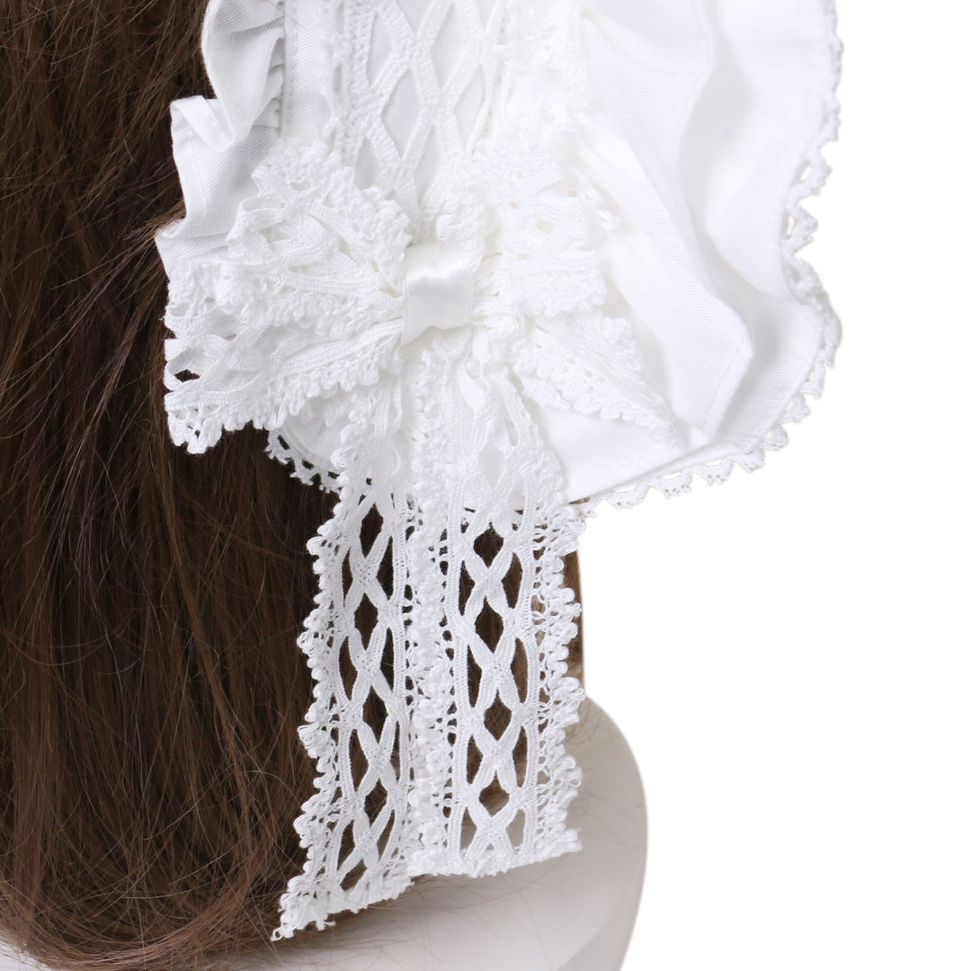アンジェリックプリティ トーションレースブリム付きカチューシャ USED】トーションレースブリム付カチューシャ | Angelic Pretty