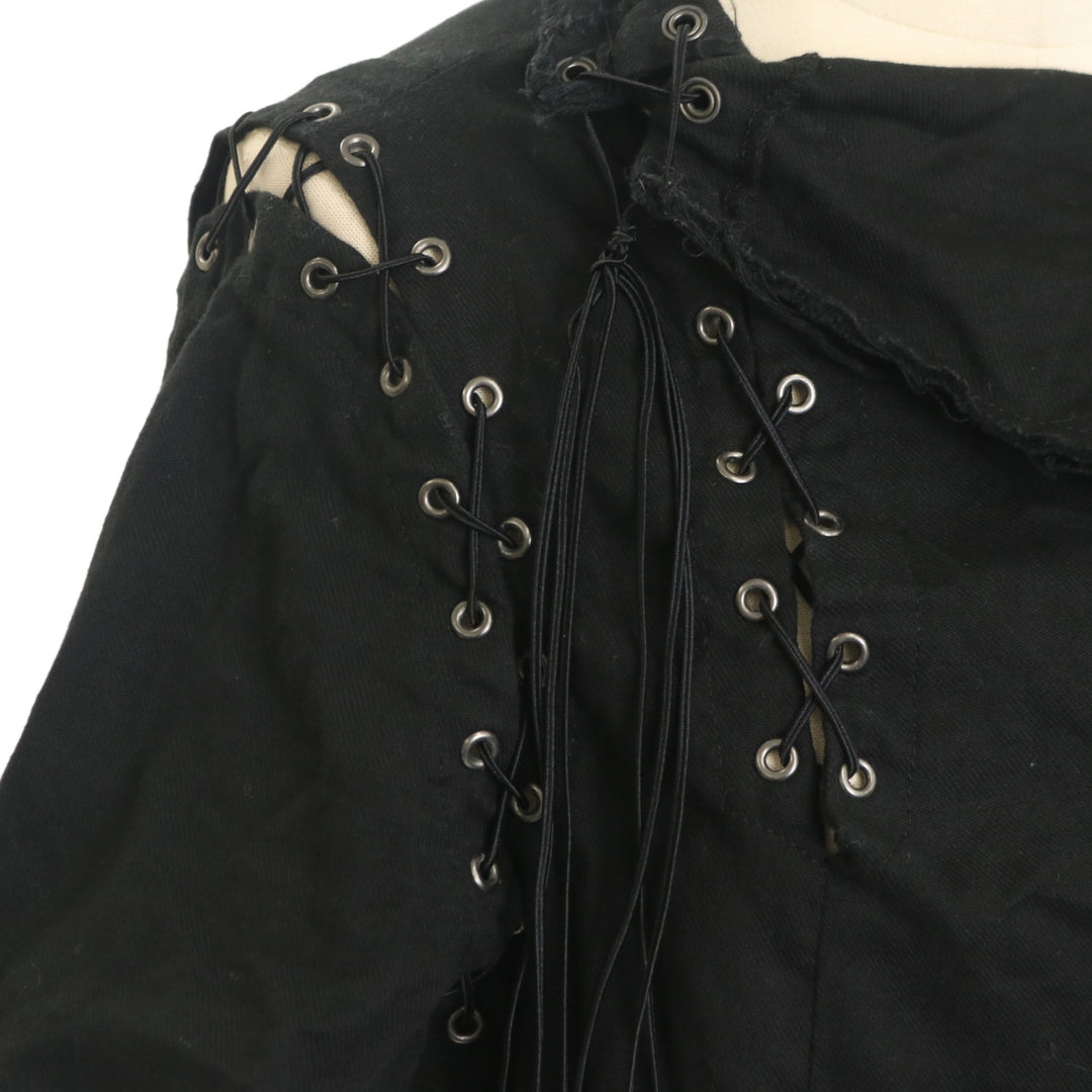 USED】レースアップ燕尾ガーゼトップス | BLACK PEACE NOW | ロリータ