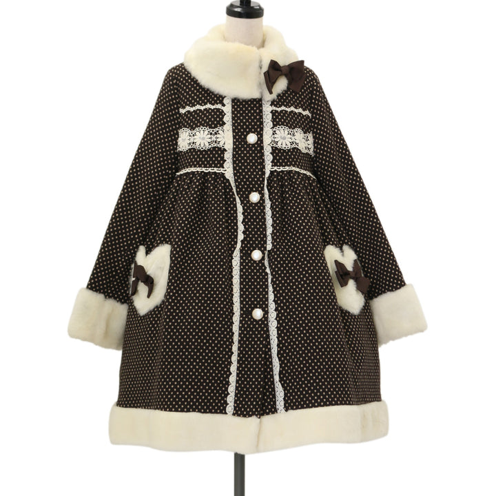 BABY,THE STARS SHINE BRIGHT♡ドットマーガレットコート Dot Ribbon ♡ Heart Margaret Coat by Baby, the Stars Shine