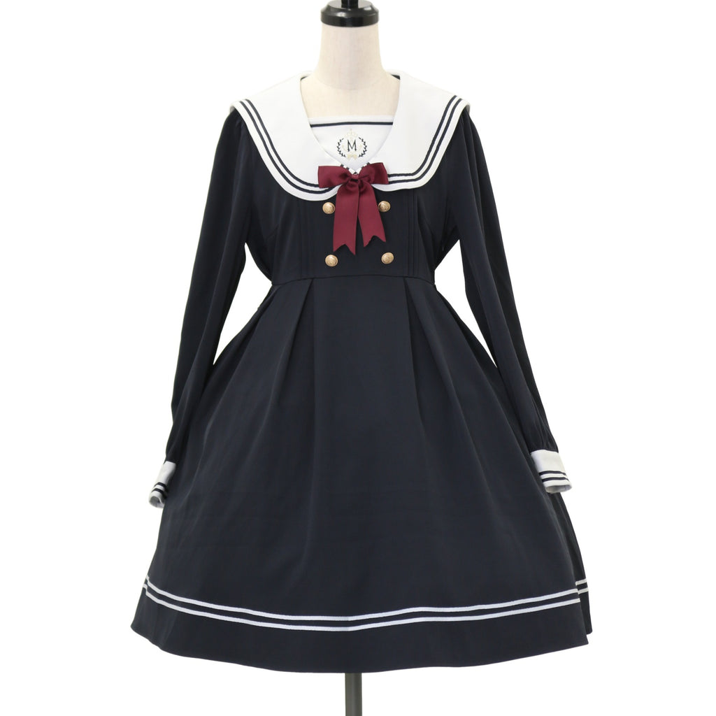 人気カラーの USED】Anchor Emblem Wunderwelt Amavel | セーラーワンピース ワンピース