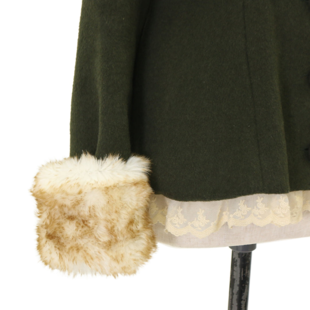 USED】バンビファー衿ショートコート | ALICE and the PIRATES