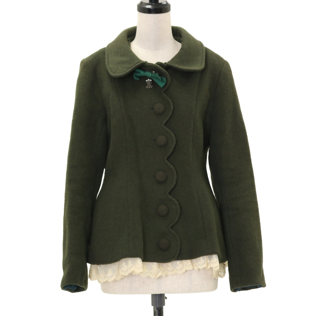 USED】バンビファー衿ショートコート | ALICE and the PIRATES