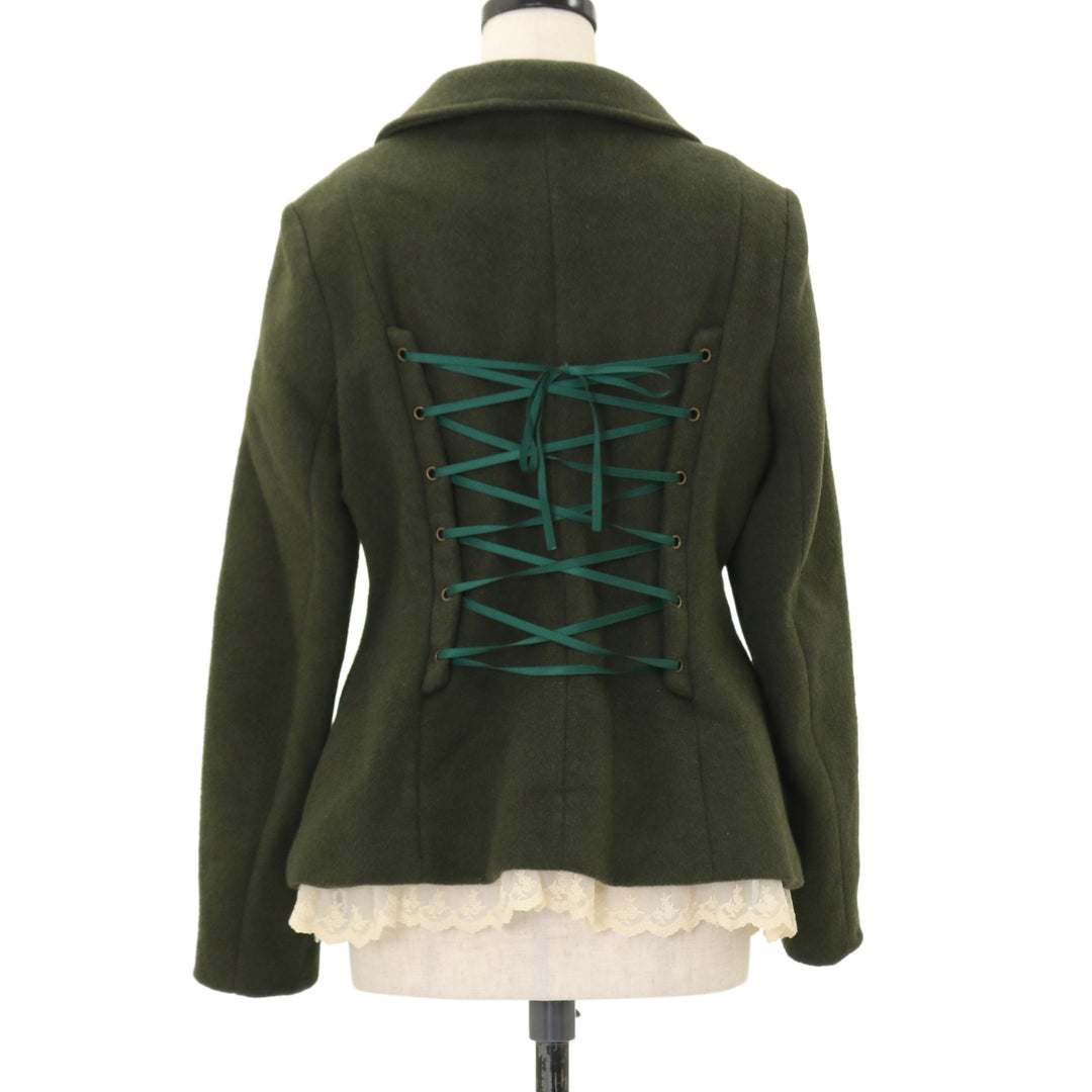 USED】バンビファー衿ショートコート | ALICE and the PIRATES