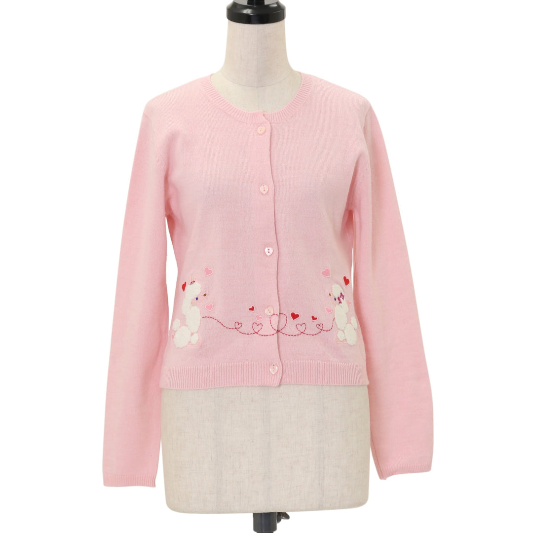 USED】プードルワッペン付きカーディガン | BABY, THE STARS SHINE