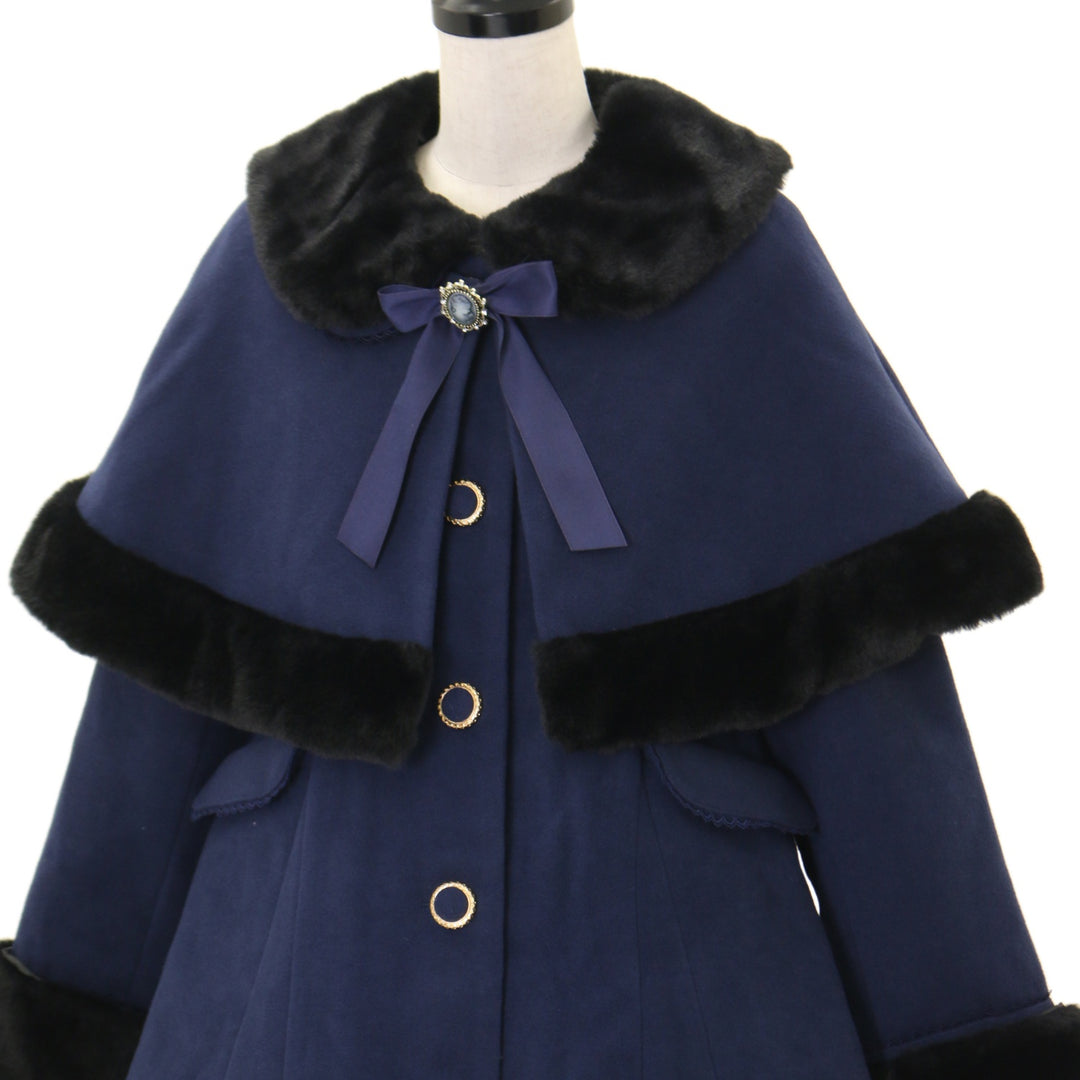 【Amavel】Antique Doll ケープロングコート Amavel Antique Doll Cape Long Coat