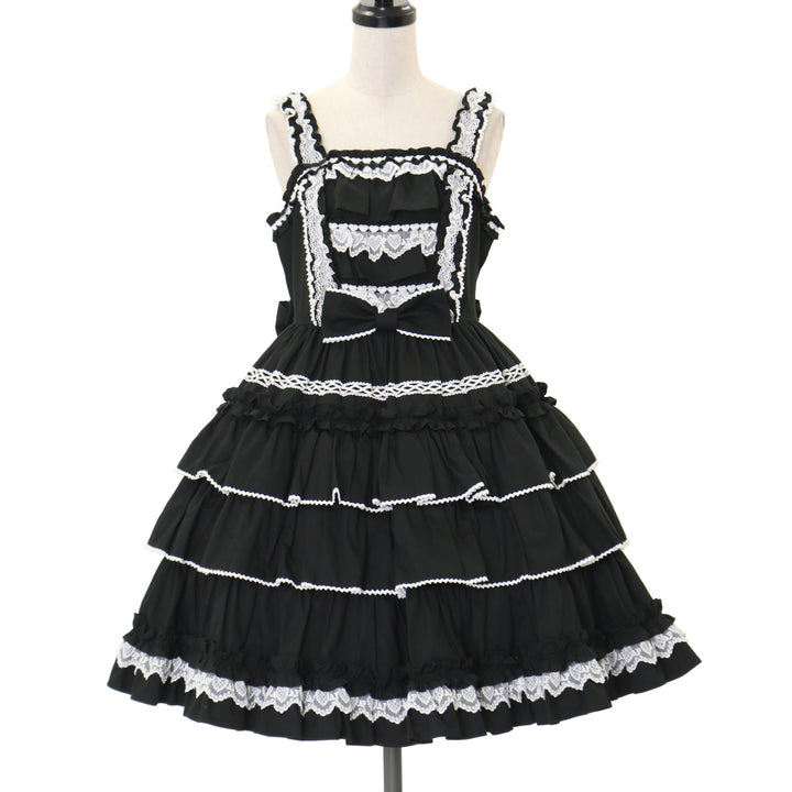 USED】Prettyフリルジャンパースカート（無地） | Angelic Pretty