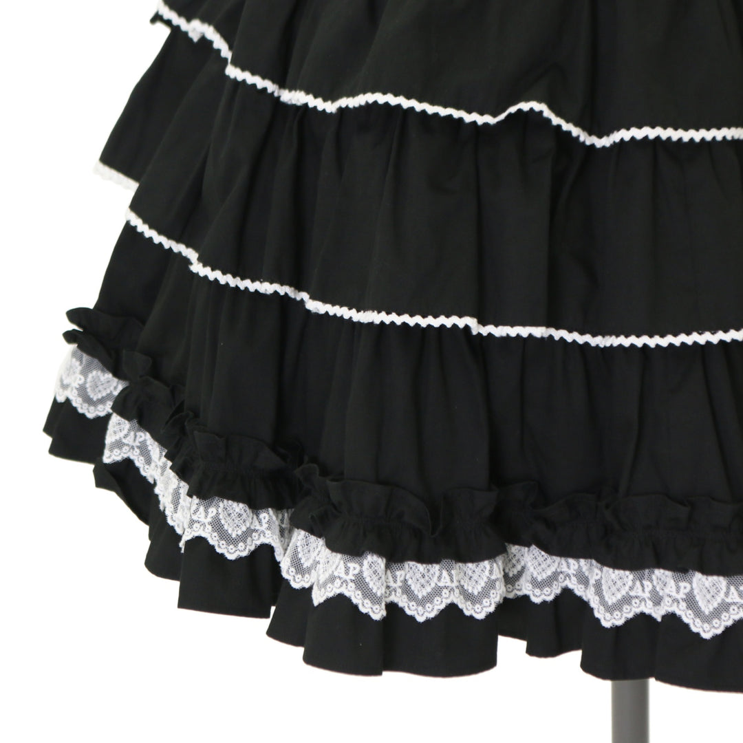 USED】Prettyフリルジャンパースカート（無地） | Angelic Pretty