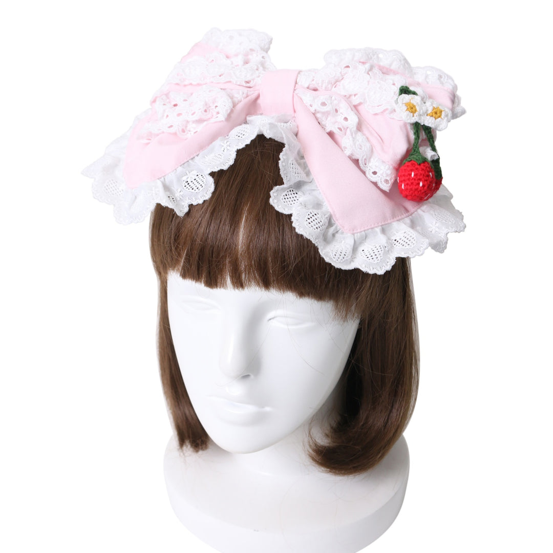 BABY ゆらゆらいちごのStrawberry Gardenカチューシャ ピンク USED】ゆらゆらいちごのStrawberry Gardenカチューシャ | BABY, THE