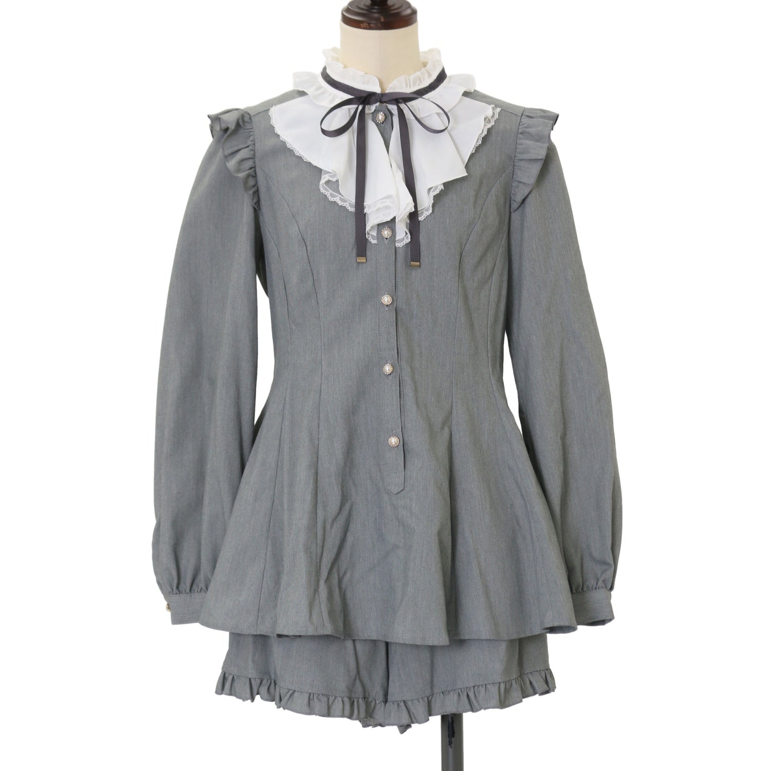 レモンストライプワンピース/フィント/ロリータ/アンクルージュシークレットハニー F i.n.t - レモンストライプワンピース/フィント/ロリータ/アン