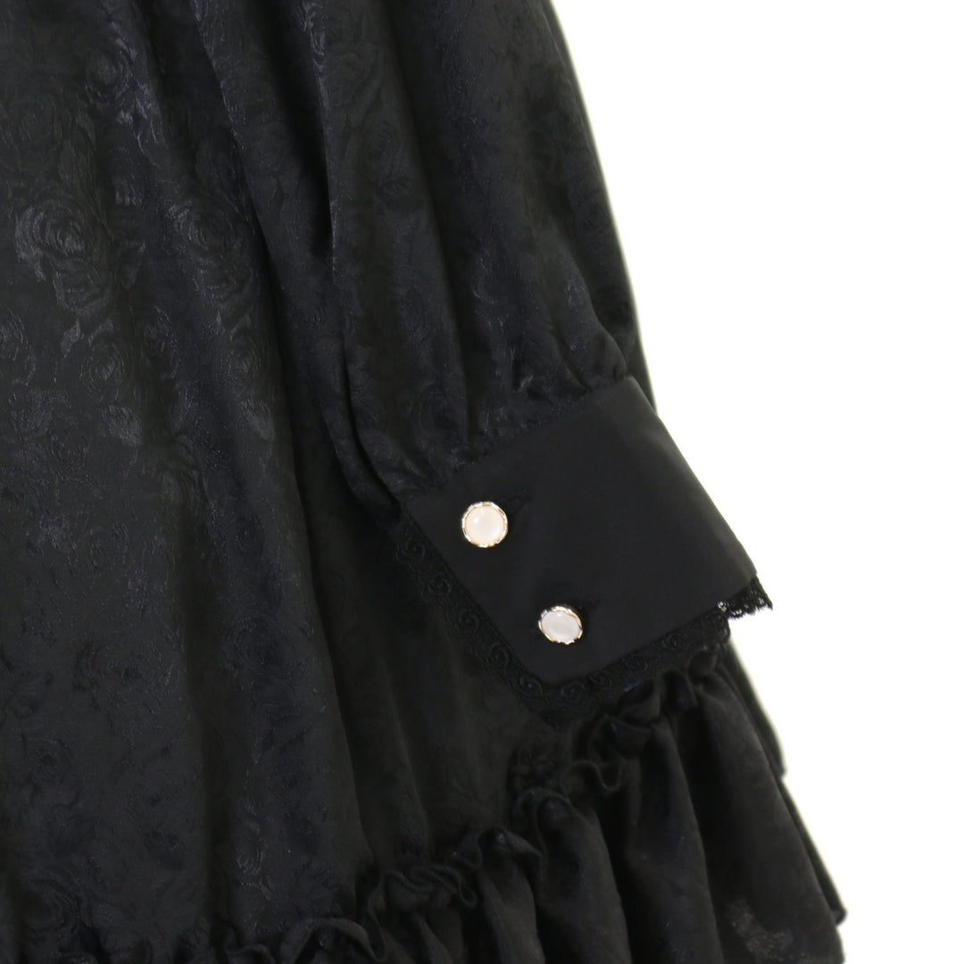 USED】ローズジャガードワンピース【長袖】 | Pina sweetcollection