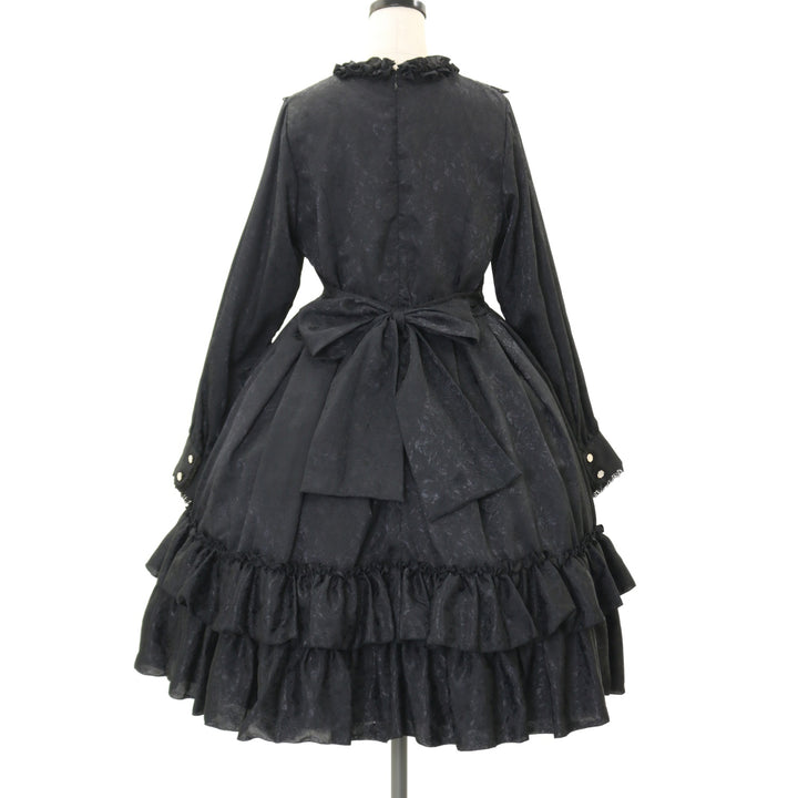 USED】ローズジャガードワンピース【長袖】 | Pina sweetcollection