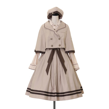Violet Fane レトロ 喫茶店 ロリータ ジャンパースカート 緑