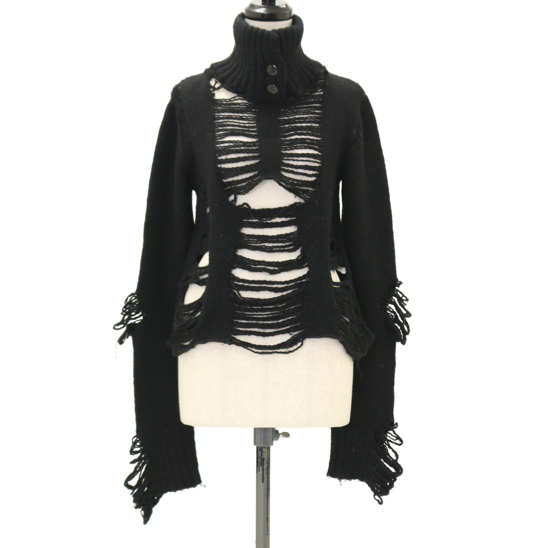 【新品、本物、当店在庫だから安心】 USED】Blood クラッシュタートルネックニット h.NAOTO | その他