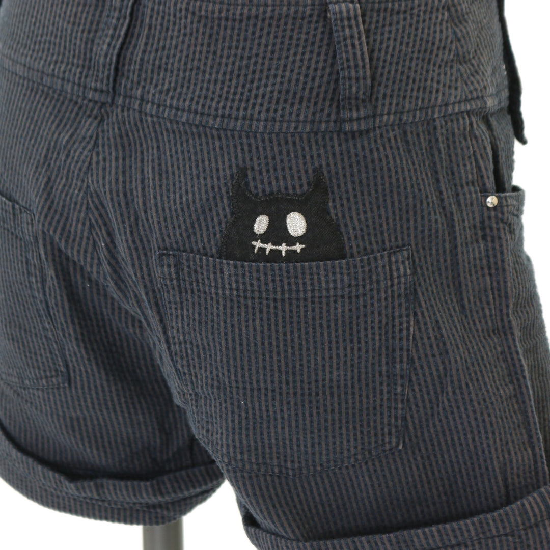 USED】【PEACE NOW/Mサイズ】ストライプショートパンツ| BLACK