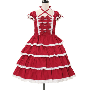 Victorian Maiden エプロンビスチェ ブラウンローズ