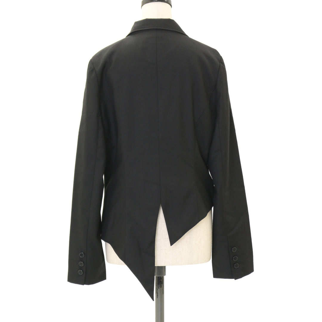 【激安通販 オンラインショップ】日用品 USED】【PEACE BLACK | NOW/Mサイズ】アシンメトリージャケット ジャケット・アウター