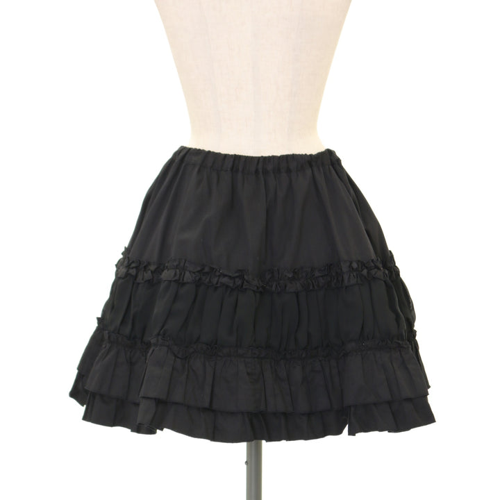USED】【Mサイズ】ギャザーフリルスカート | BLACK PEACE NOW