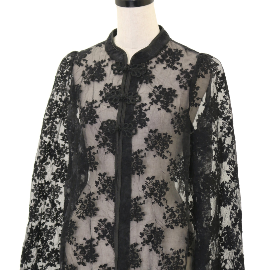USED】【Mサイズ】シースルーチャイナブラウス | axes femme