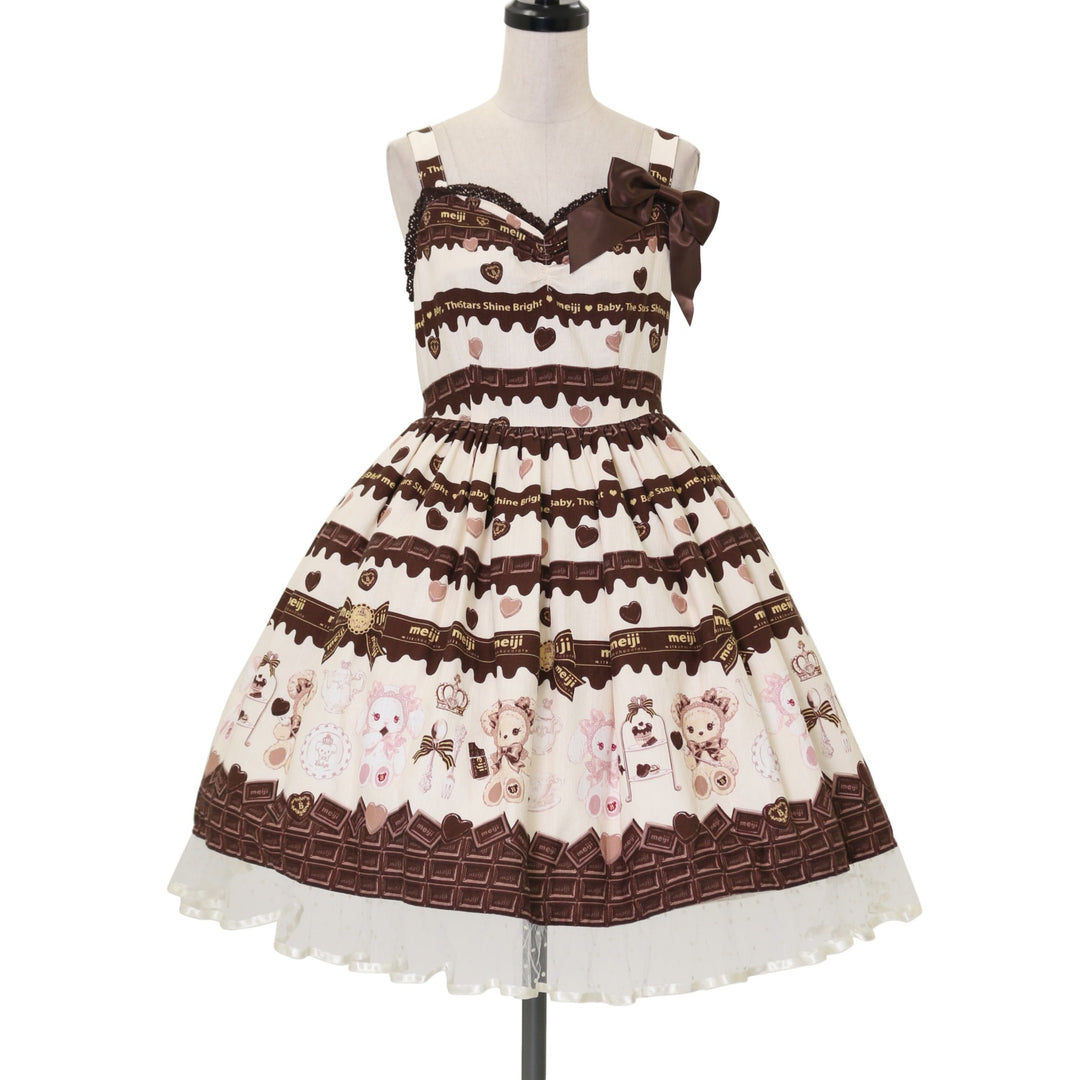 【みるく】ケーキ柄ロリータジャンパースカート ミルフィーユジャンパースカート｜東京ロリィタ-TOKYO LOLITA