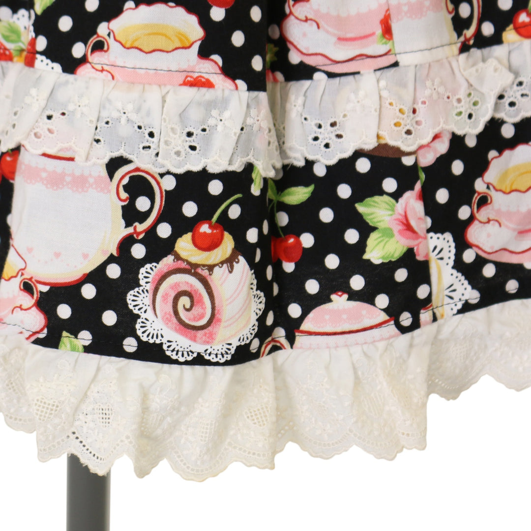 Cornet ゴスロリ ゴシックロリータ ワンピース ロリータリボン ゴシックスタイルロング丈 ロリータワンピース