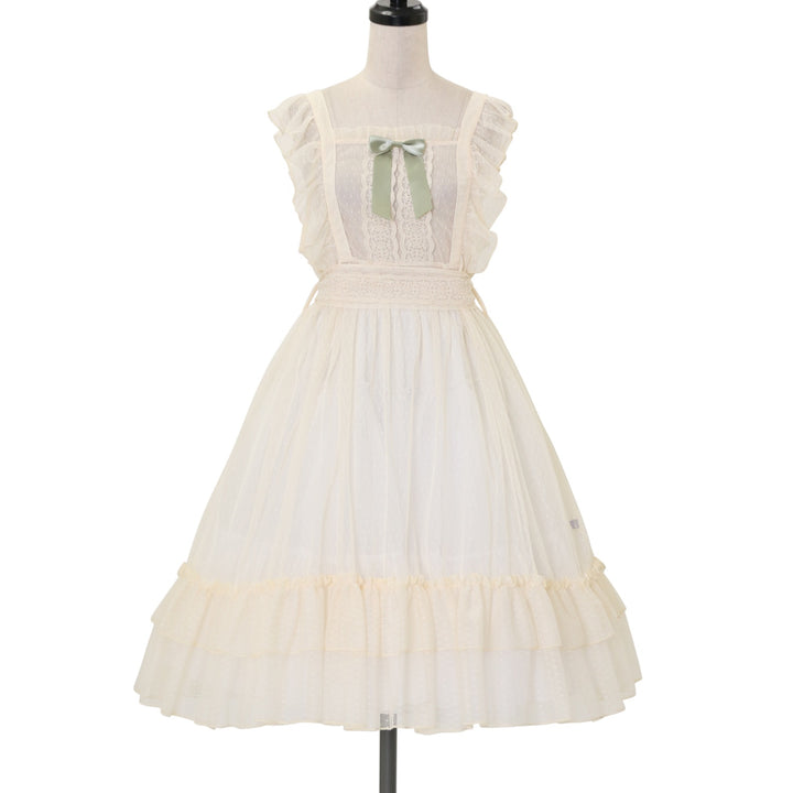 【未使用】axes kawaii ドットチュールエプロン　Chalmiere axes femme - axes femme KAWAII ドットチュールエプロンの通販