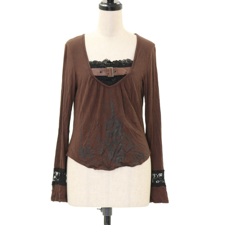 USED】STEAM 胸元ベルトカットソー | h.NAOTO | ロリータ ゴスロリ