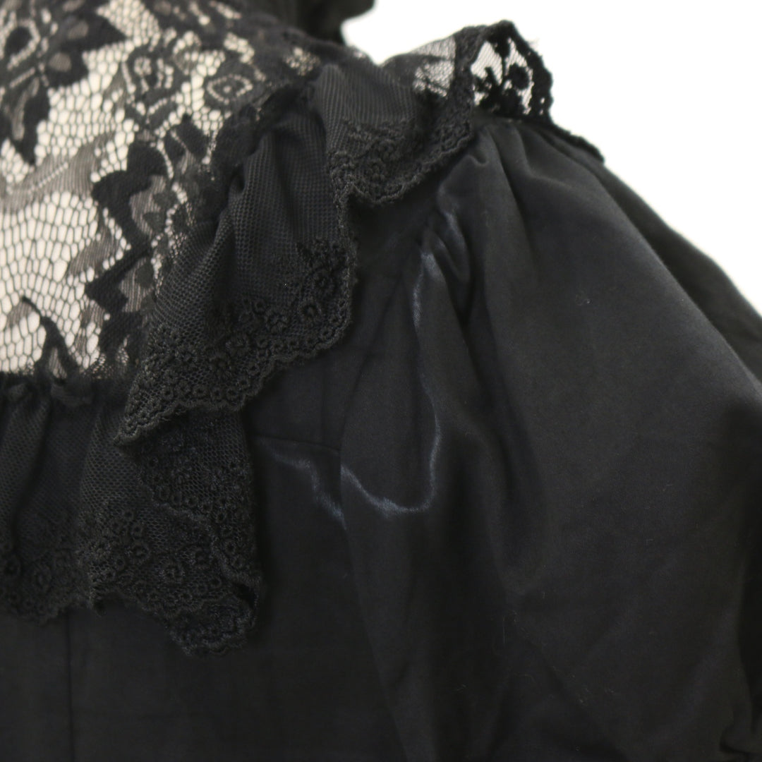 BLACK PEACE NOW * ブラウス USED】【Mサイズ】レースヨーク半袖パフブラウス | BLACK PEACE