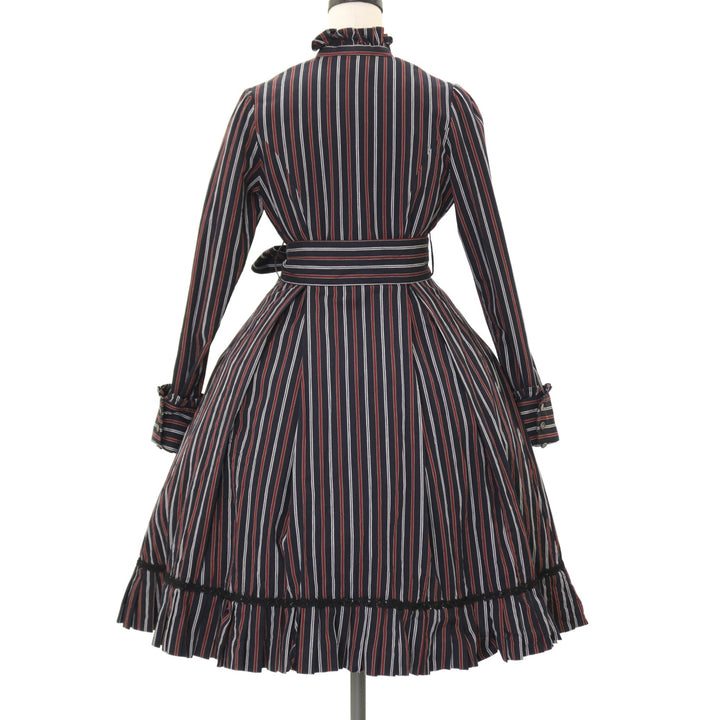 USED】レジメンタルストライプドレス | Victorian Maiden | ロリータ
