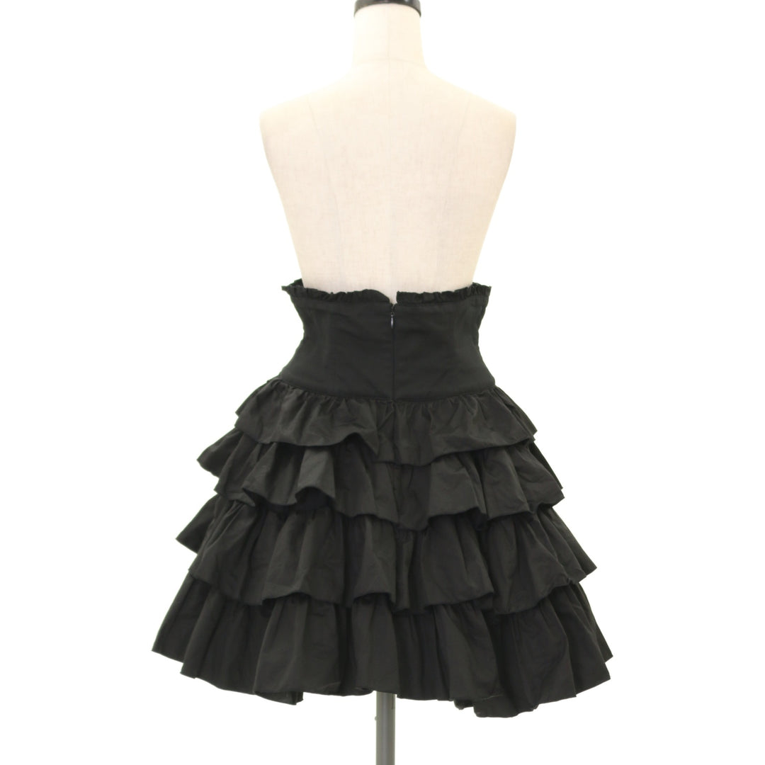 USED】【Mサイズ】エプロン風コルセットスカート | BLACK PEACE NOW