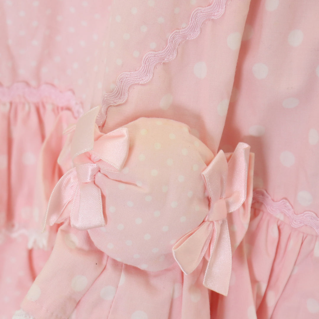 Angelic Pretty ロリータ リボン付き ピンク 水玉 フリルスカート