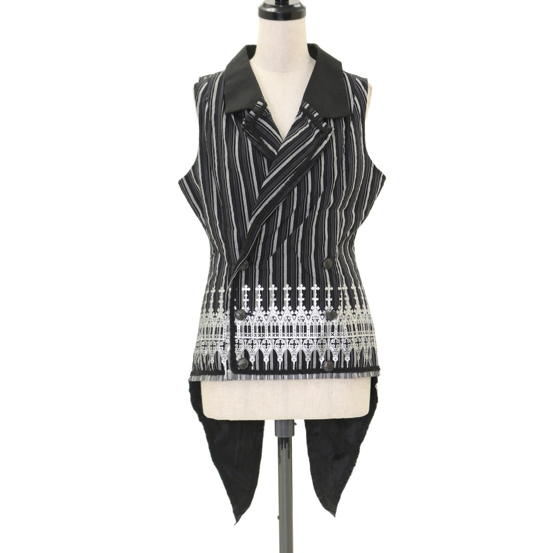 Putumayo ストライプ アシメトリーベスト プトマヨ ストライプベスト