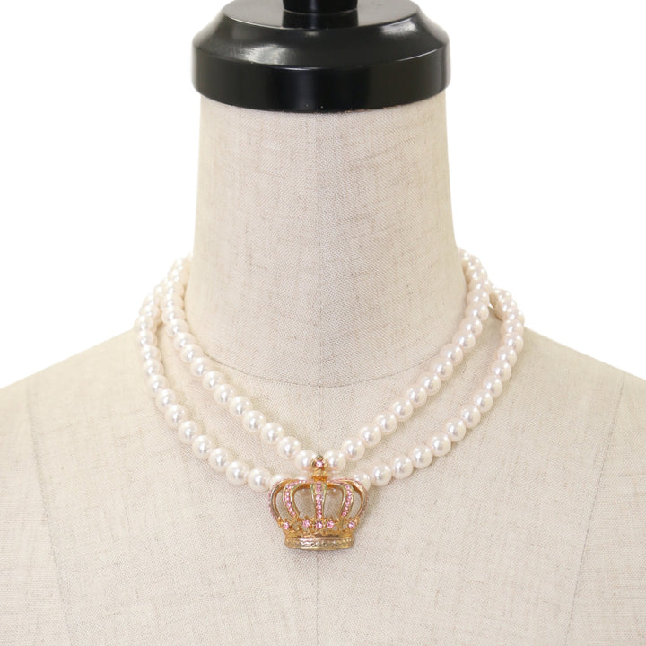 JESUS DIAMANTE王冠パールネックレス♡姫系 JESUS DIAMANTE王冠パールネックレス♡姫系 JESUS DIAMANTE