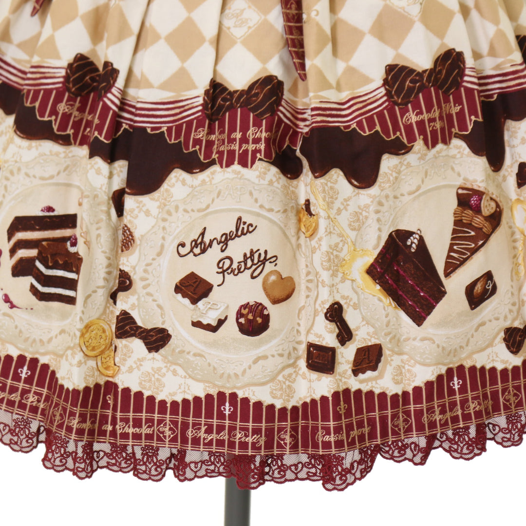 USED】Antique Chocolaterie切替ジャンパースカート | Angelic Pretty