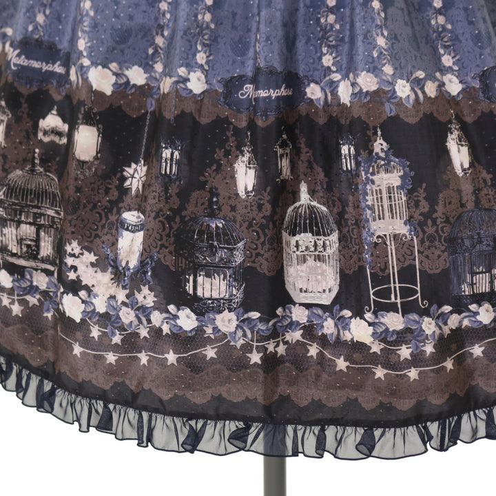 morphose Star Rose Aラインワンピース　ネイビー Metamorphose Star Rose Aラインワンピース ネイビー | Aライン