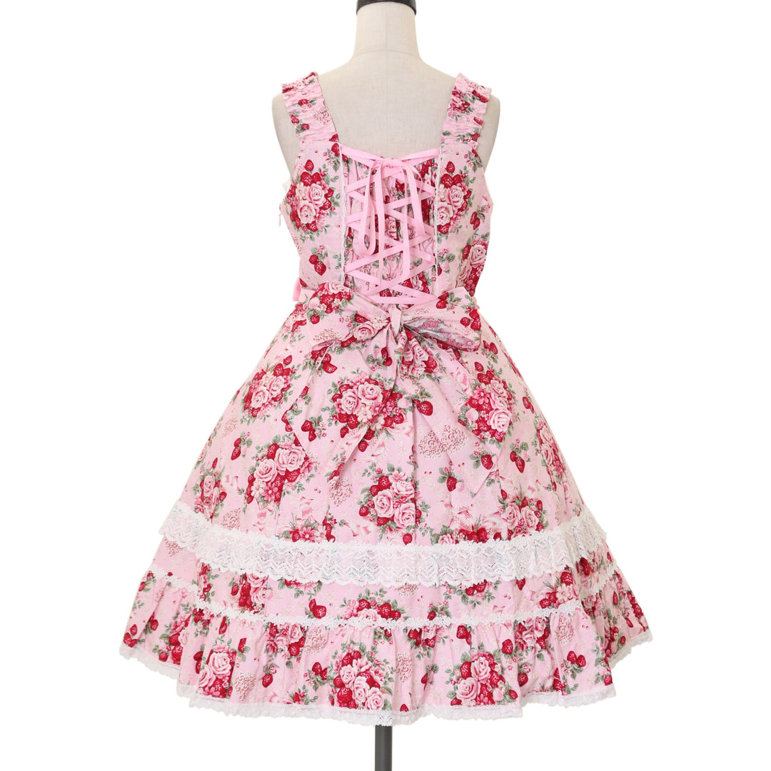 USED】シュガーブーケ～永遠の乙女の憧れ～柄ジャンパースカートⅠ