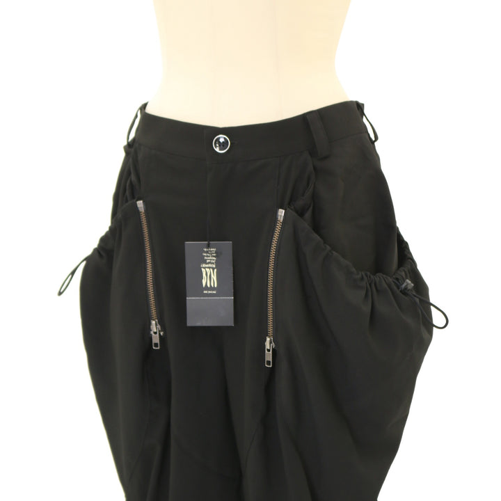 USED】【Mサイズ】ジップサルエルショートパンツ | BLACK PEACE NOW