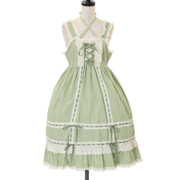 プードルちゃんのふしぎなポケット♪柄 ココジャンパースカート＆カチューシャ プードルちゃんのふしぎなポケット♪柄ココJSK ☆カチューシャ付き