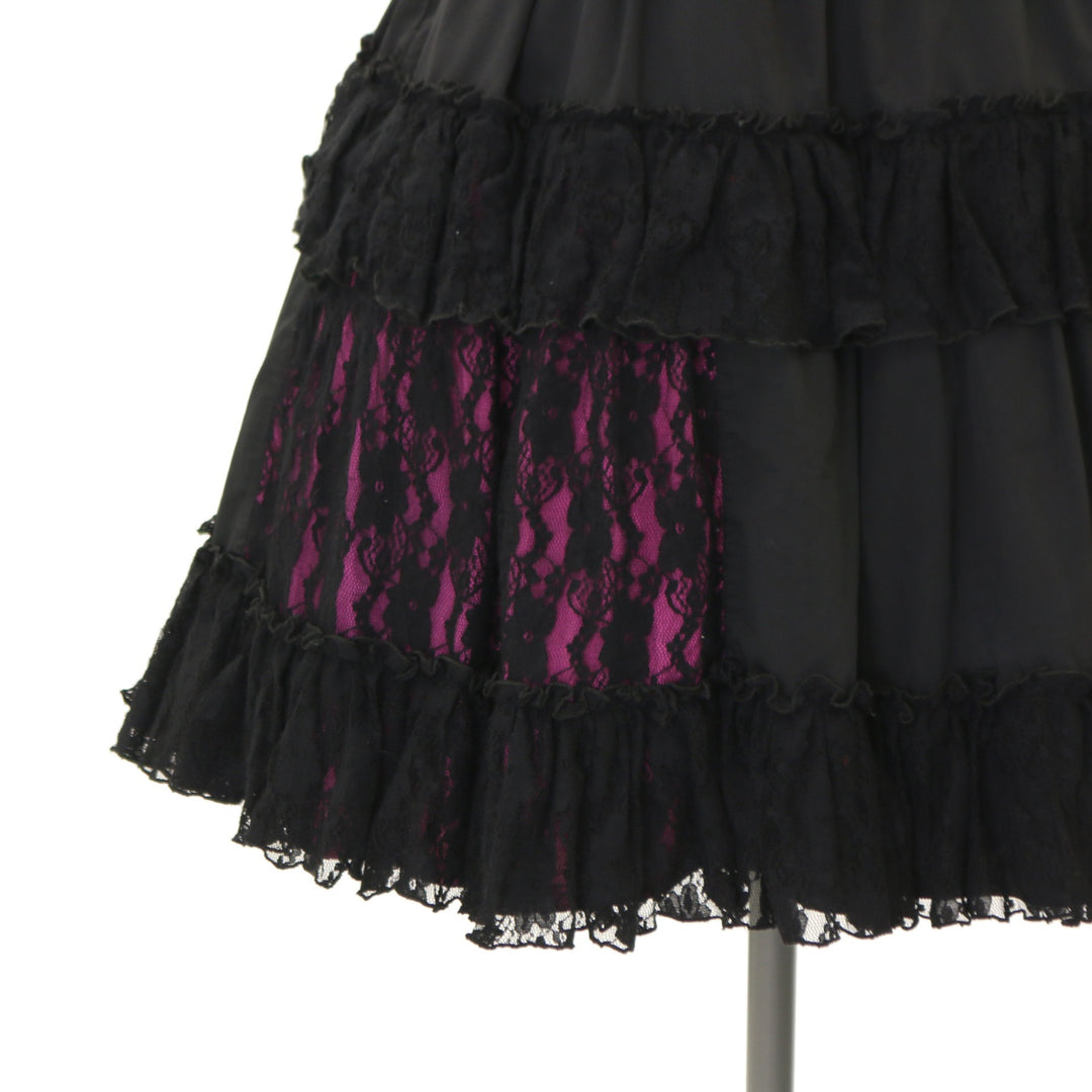 USED】レース重ねジャンパースカート | ALGONQUINS | ロリータ