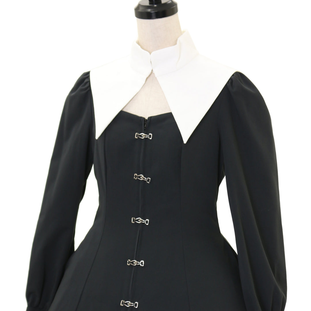 ATELIER BOZ クラリッサワンピース　黒×白 USED】クラリッサワンピース（黒×白） | ATELIER BOZ | ロリータ