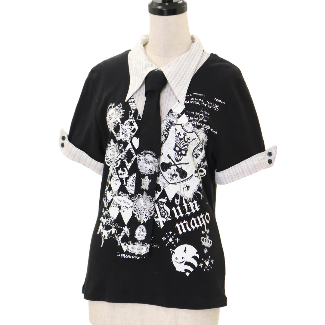 USED】スカルプリント切替カットソー | PUTUMAYO Wunderwelt Online