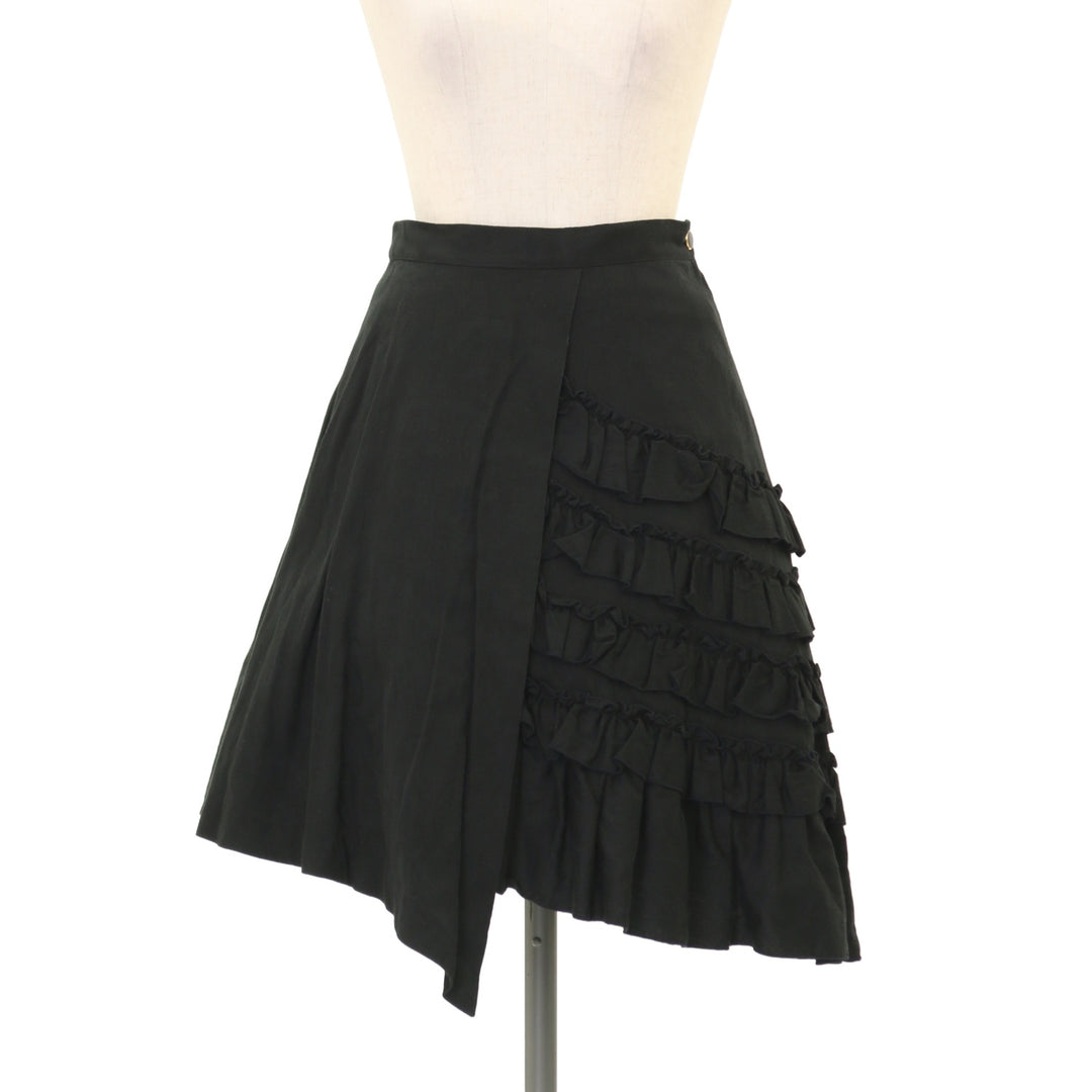 PEACE NOW ブラックフリルスカート 中古・古着通販】BLACK PEACE NOW (ブラックピースナウ) フリル