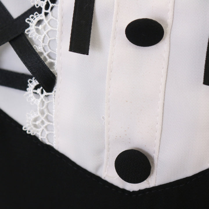 USED】Haunted Doll Dress（ブラック×ホワイト） | ATELIER-PIERROT