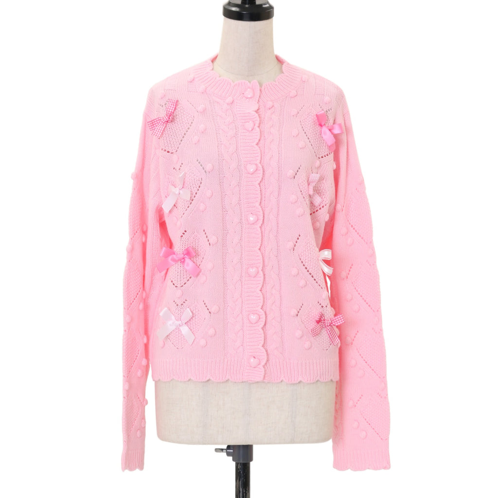 Nile perch ウサギ刺繍ホワイトカーディガン Nile perch ウサギ刺繍ホワイトカーディガン Seven ten ウィート