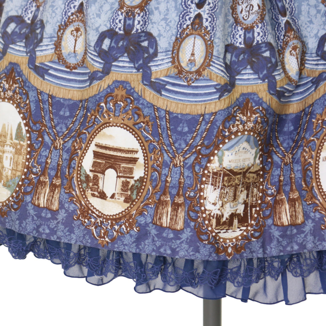 Angelic Pretty カメオウィンドスペシャルジャンパースカート USED】カメオウィンドウSpecialジャンパースカート | Angelic Pretty