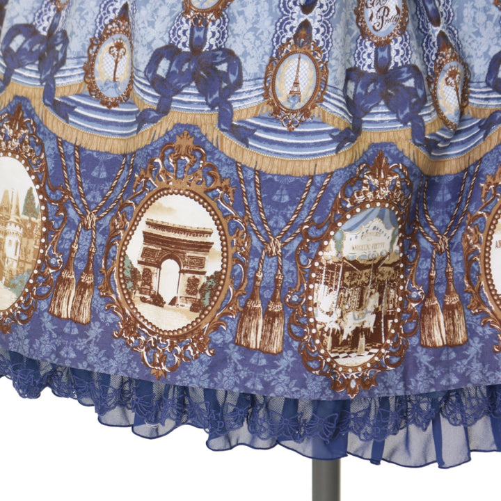 Angelic Pretty カメオウィンドスペシャルジャンパースカート USED】カメオウィンドウSpecialジャンパースカート | Angelic Pretty